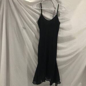 EUC Liberty Fashions Size S Ladies Little Black Slip Dress